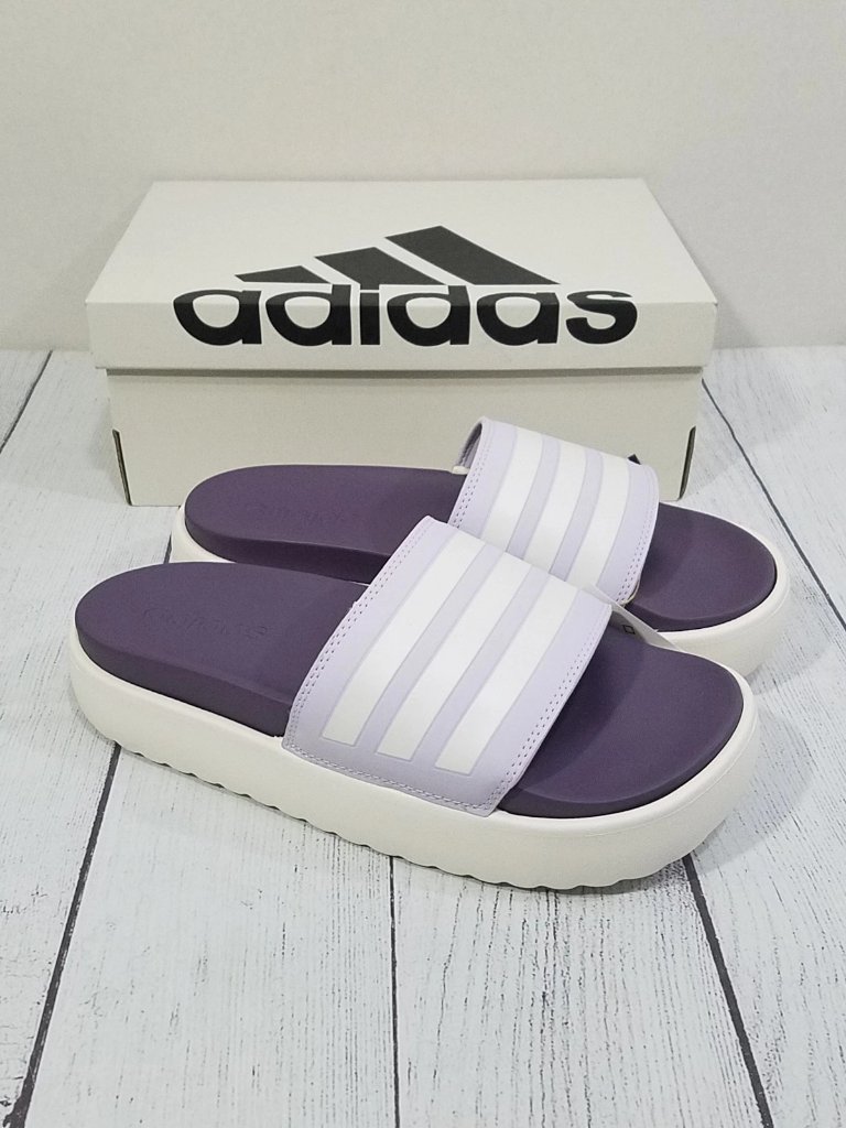 Adidas Adilette Platform Slides Womens Size 10 - If3421